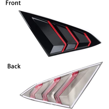 Carbon Fiber Window Louver Cover, Rear Louver Frame Vent, Decoration Windshield Side Vent, for Honda Civic 2016-2020 
Carbon Fiber Window Louver Cover, Rear Louver Frame Vent, Decoration Windshield Side Vent, for Honda Civic 2016-2020