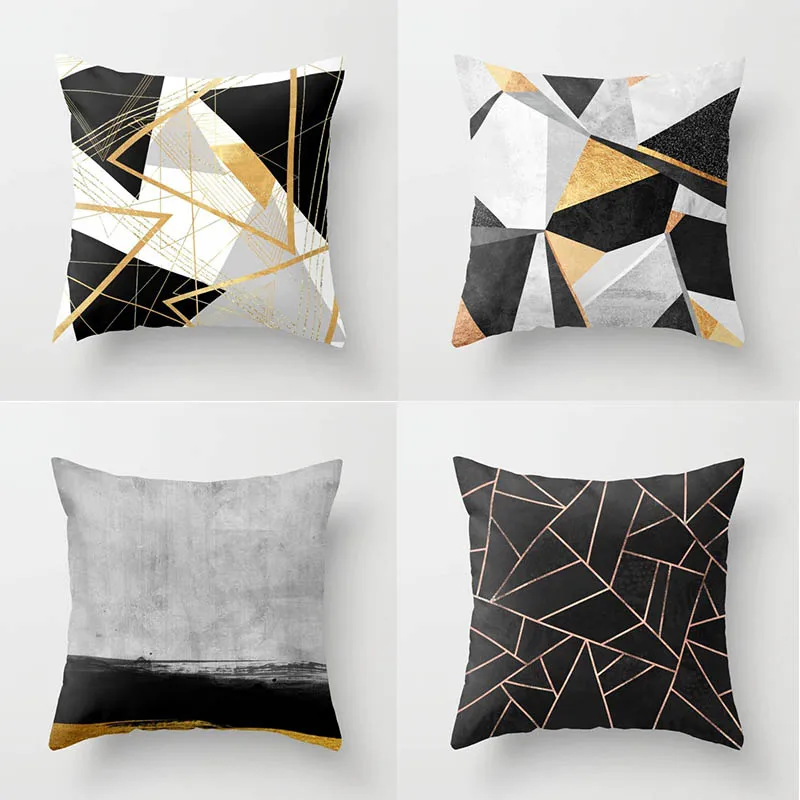 45 * 45cm pillow case Simple geometric abstract pattern printed polyester pillowcase Square decorative pillowcase
45 * 45cm pillow case Simple geometric abstract pattern printed polyester pillowcase Square decorative pillowcase