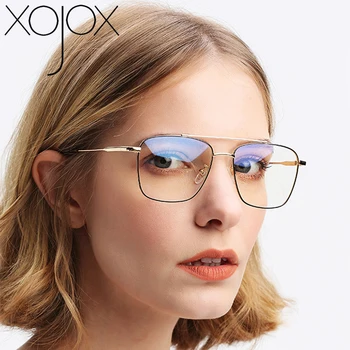 XojoX Metal Frames Double Brige Optical Mirror Retro Literary Glasses Frame Fashion Wild Spectacle Frame
XojoX Metal Frames Double Brige Optical Mirror Retro Literary Glasses Frame Fashion Wild Spectacle Frame