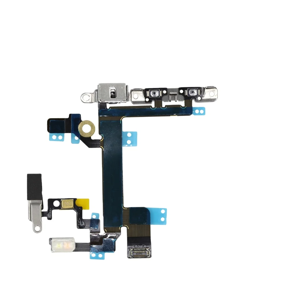 

Power Button On Off Flex Cable For iPhone 5 5C 5S SE Max Mute and Volume Button Switch Key Power Flex Cable With Metal Parts