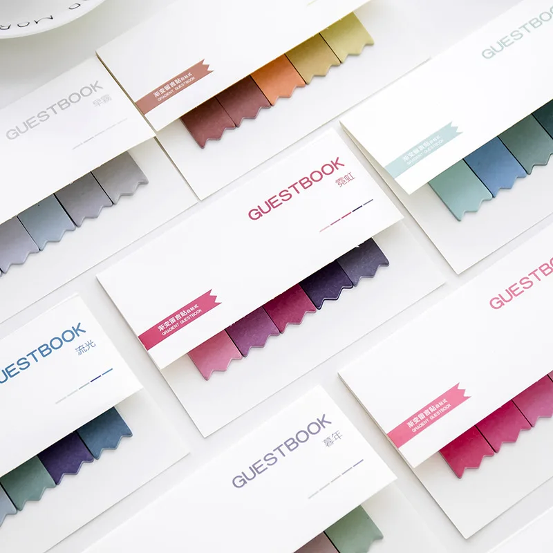 Colorful Sticky Note Gradual Change Memo Pad Simple Notepad Book Label Stationery Rainbow color Memo Pad Office School Supply
Colorful Sticky Note Gradual Change Memo Pad Simple Notepad Book Label Stationery Rainbow color Memo Pad Office School Supply