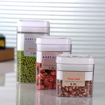 Rectangular Dry Food Cereal Flour Beans Airtight Flip Storage Container Holders Food Storage Container Tank Sealed Cans
Rectangular Dry Food Cereal Flour Beans Airtight Flip Storage Container Holders Food Storage Container Tank Sealed Cans