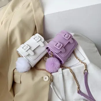 Chain Shoulder Handbags Female Travel Totes Cross Body Bag Hairball Design Mini PU Leather Crossbody Bags For Women 2020 Summer
Chain Shoulder Handbags Female Travel Totes Cross Body Bag Hairball Design Mini PU Leather Crossbody Bags For Women 2020 Summer
