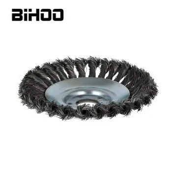 150mm Steel Wire Wheel Rotary Weed Brush Joint Twist Knot Brush Disc Power Tool Garden Machines Accessories
150mm Steel Wire Wheel Rotary Weed Brush Joint Twist Knot Brush Disc Power Tool Garden Machines Accessories