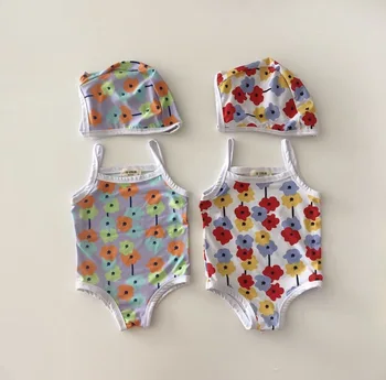 3388 2020 One-piece Swimsuit Baby Girls Floral Vest Swimming Romper And Cap Baby Girl's Spring Beach Swimming Clothes
3388 2020 One-piece Swimsuit Baby Girls Floral Vest Swimming Romper And Cap Baby Girl's Spring Beach Swimming Clothes