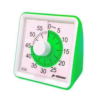 60 Minutes Visual Analog Countdown Adjustable Classroom Tools Management Home Timer Silent Cooking Kitchen Student Adults
60 Minutes Visual Analog Countdown Adjustable Classroom Tools Management Home Timer Silent Cooking Kitchen Student Adults