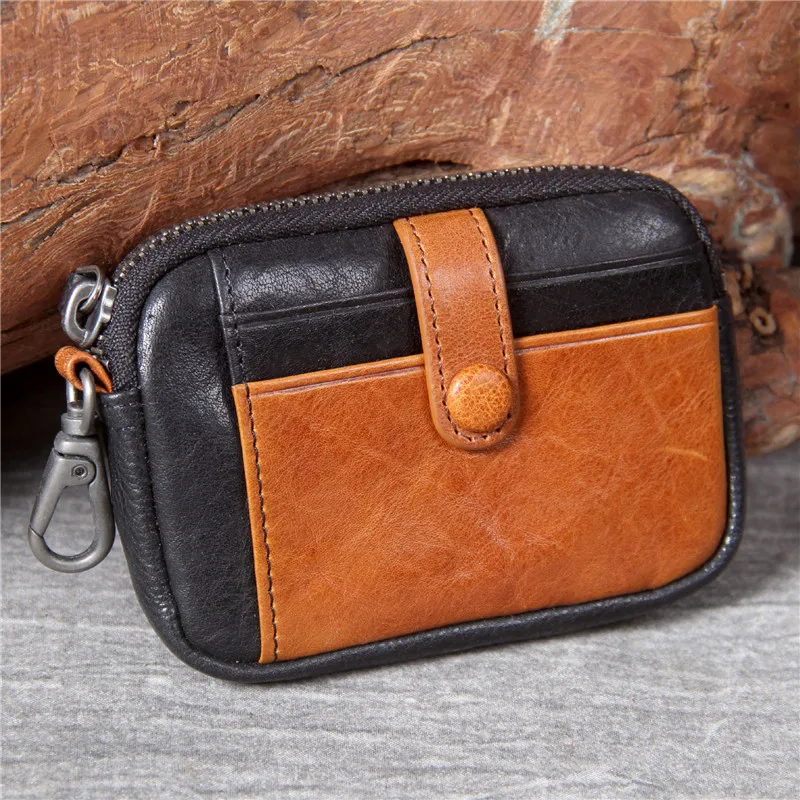 Simple retro unisex genuine leather coin purse first layer cowhide daily card case key case mini ultra-thin driver's license bag
Simple retro unisex genuine leather coin purse first layer cowhide daily card case key case mini ultra-thin driver's license bag