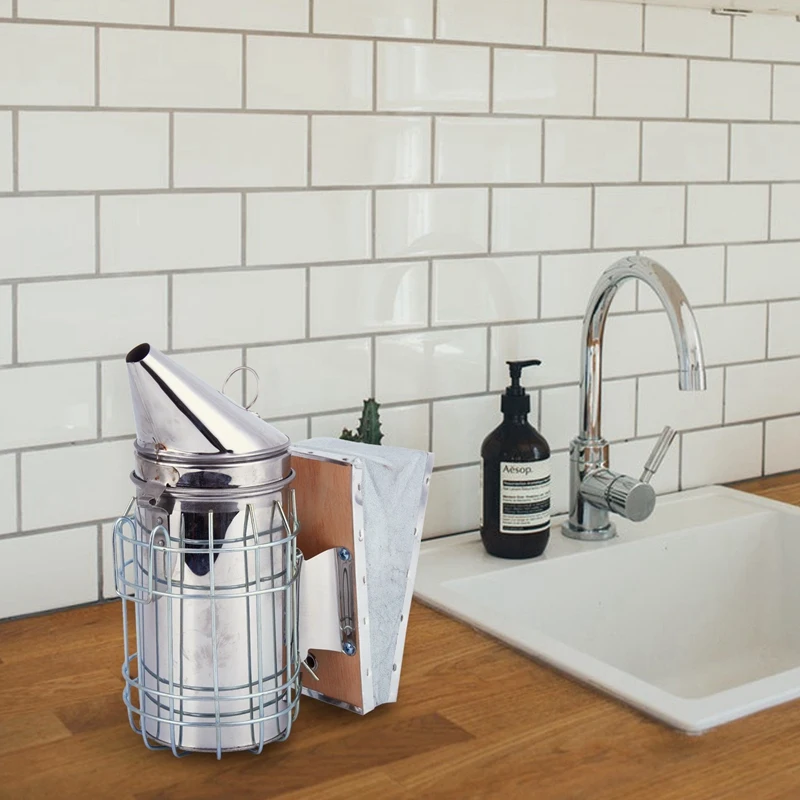 Beekeeping Starter Tool Kit Set Of 4 With Bee Hive Smoker,Brush,Frame Grip,And Stainless Steel J-Hook Lifter Equipment(Bee-Kit2)
Beekeeping Starter Tool Kit Set Of 4 With Bee Hive Smoker,Brush,Frame Grip,And Stainless Steel J-Hook Lifter Equipment(Bee-Kit2)