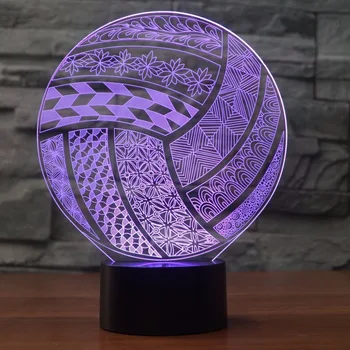 3D Led Visual 7 Colors Change Gradient Night Light Volleyball Model Desk Lamp Bedside Lighting Gift Light Fixture Sleeping Decor
3D Led Visual 7 Colors Change Gradient Night Light Volleyball Model Desk Lamp Bedside Lighting Gift Light Fixture Sleeping Decor