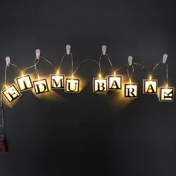 Letter Card Led String Light Eid Night Light Decor EID MUBARAK Ramadan Decor Islam Muslim Party Supplies Lights Room Decoration
Letter Card Led String Light Eid Night Light Decor EID MUBARAK Ramadan Decor Islam Muslim Party Supplies Lights Room Decoration