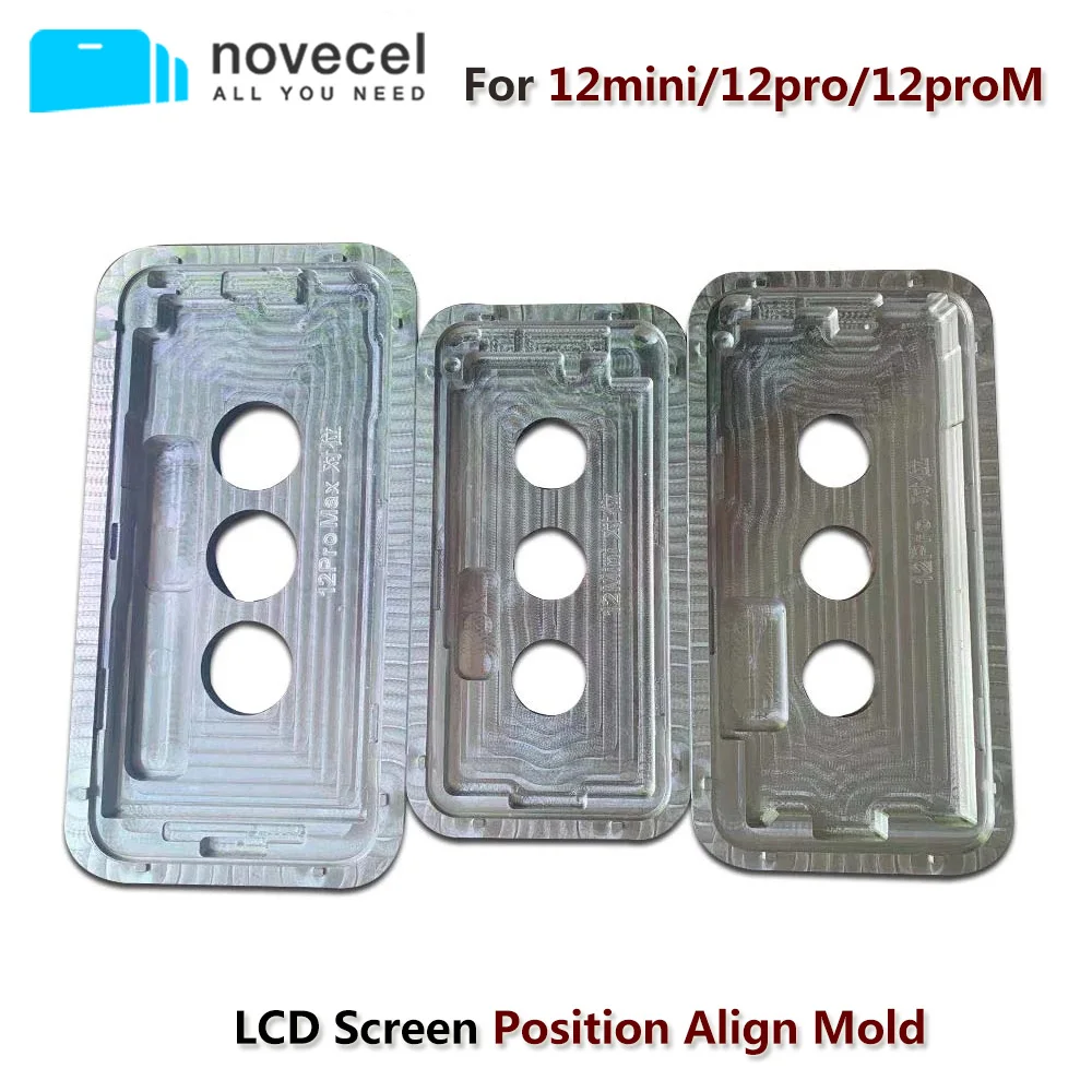 Novecel Precision Aluminium Position Mold For iPhone 12 pro Max 12mini with Frame LCD Screen OCA Alignment location Metal mould
Novecel Precision Aluminium Position Mold For iPhone 12 pro Max 12mini with Frame LCD Screen OCA Alignment location Metal mould