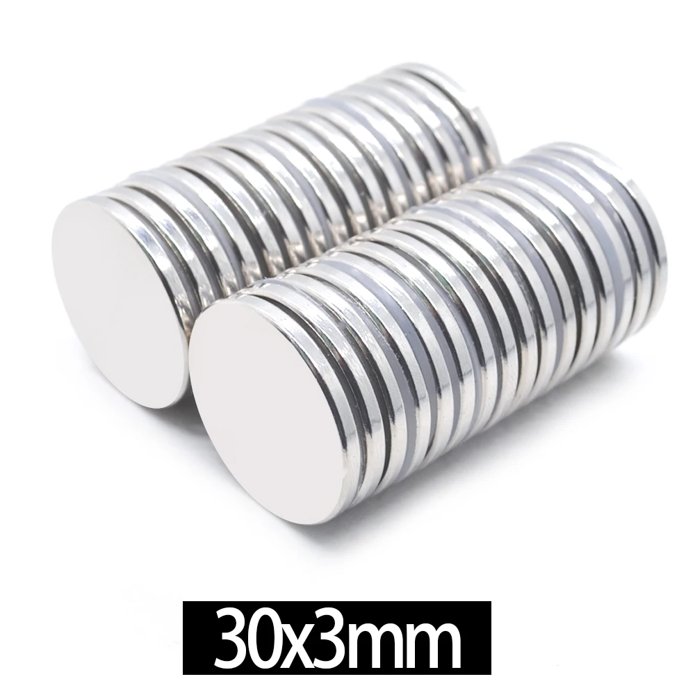 High quality 10 pcs. 30mm x 3mm Powerful Disc Magnets Magnets Rare Earth Neodymium Magnets 30 * 3 aps0677 
High quality 10 pcs. 30mm x 3mm Powerful Disc Magnets Magnets Rare Earth Neodymium Magnets 30 * 3 aps0677