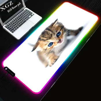 XGZ Cute Cat RGB Luminous Gaming Mouse Pad Colorful Oversized Glowing LED Extended Illuminated Keyboard PU Non-slip Blanket Mat
XGZ Cute Cat RGB Luminous Gaming Mouse Pad Colorful Oversized Glowing LED Extended Illuminated Keyboard PU Non-slip Blanket Mat