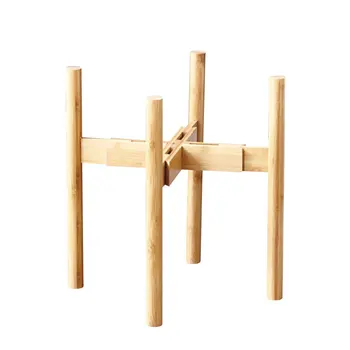 Free Standing Bonsai Holder Home Balcony Bamboo Wood Flower Pot Holder with Foot Pad Smooth Surface Modern Shelf for Office
Free Standing Bonsai Holder Home Balcony Bamboo Wood Flower Pot Holder with Foot Pad Smooth Surface Modern Shelf for Office
