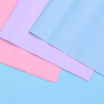 60 Pcs Solid Color Fogging Synthetic Plastic Sheet Translucent Waterproof Wrapping Paper Packaging Props (Pink, LIght Purple, Li
60 Pcs Solid Color Fogging Synthetic Plastic Sheet Translucent Waterproof Wrapping Paper Packaging Props (Pink, LIght Purple, Li