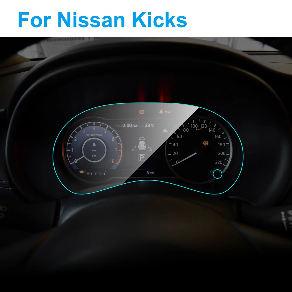 Защитная пленка для экрана приборной панели автомобиля ТПУ Nissan Kicks мембрана