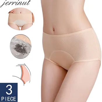 3pcs/Set Women Panties Leak Proof Menstrual Panties Underwear Women Cotton Briefs Plus Size Physiological Lncontinence Panties 
3pcs/Set Women Panties Leak Proof Menstrual Panties Underwear Women Cotton Briefs Plus Size Physiological Lncontinence Panties