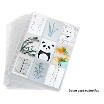 Game Card Collection Transparent Nine Grid 11 Hole Card Page Insert Card Page Table Game Collection Volume Loose Leaf
Game Card Collection Transparent Nine Grid 11 Hole Card Page Insert Card Page Table Game Collection Volume Loose Leaf