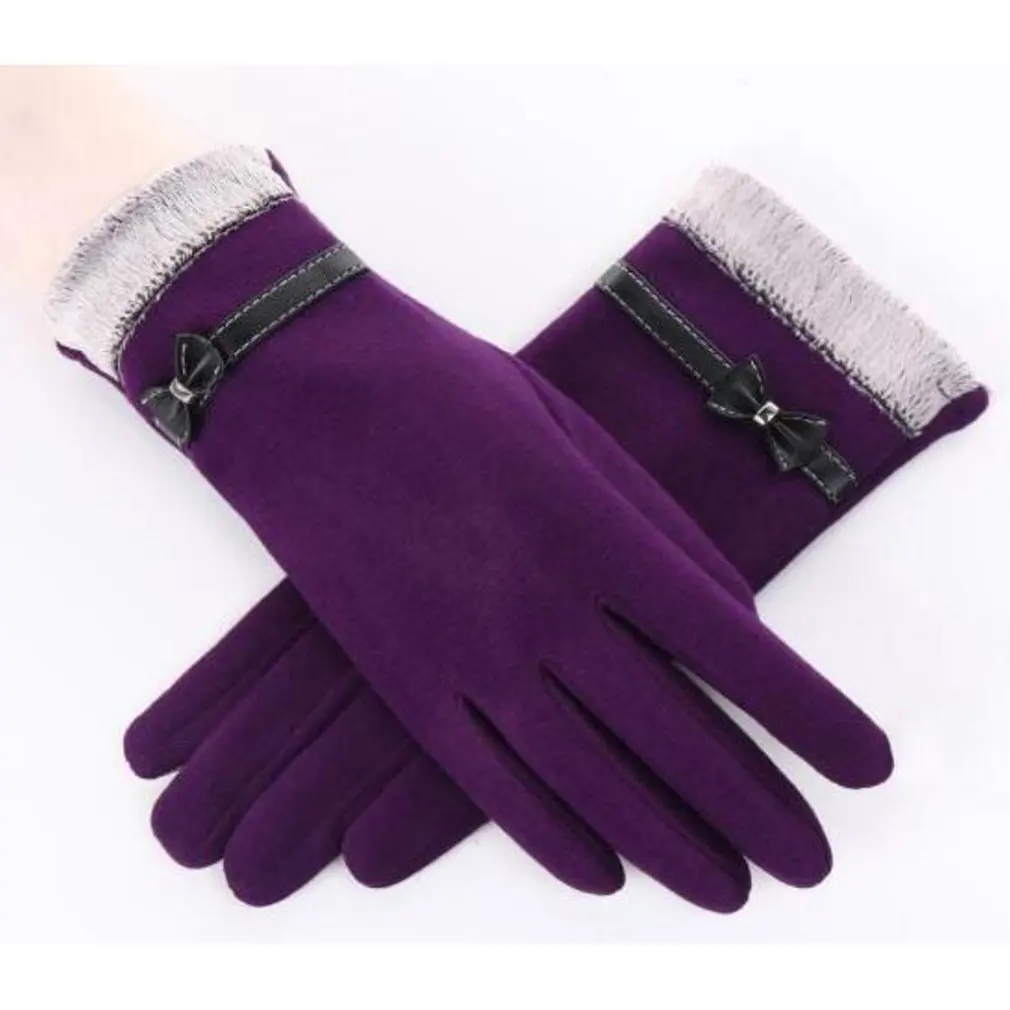 Korean Version Of The Touch Screen Bow Cute Not Down Fluffy Open Cycling Line Autumn And Winter Plus Velvet Ladies Gloves
Korean Version Of The Touch Screen Bow Cute Not Down Fluffy Open Cycling Line Autumn And Winter Plus Velvet Ladies Gloves
