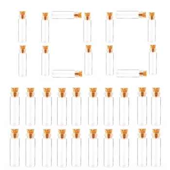 100Pcs 12 x 40MM 3ML Mini Glass Bottles Empty Sample Jars with Cork Stoppers for DIY Craft Decoration - Transparent
100Pcs 12 x 40MM 3ML Mini Glass Bottles Empty Sample Jars with Cork Stoppers for DIY Craft Decoration - Transparent