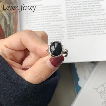 Sterling Silver 925 Punk Style Oval Black Agate Gemstone Cabochon Ring In Solid Pure Silver Womens Fashionable Jewelry Gifts
Sterling Silver 925 Punk Style Oval Black Agate Gemstone Cabochon Ring In Solid Pure Silver Womens Fashionable Jewelry Gifts