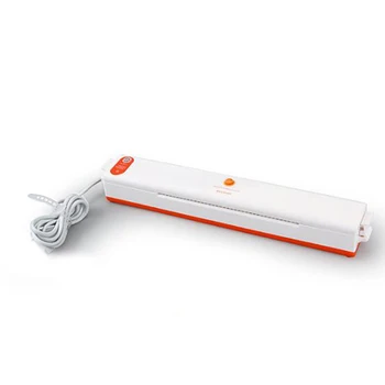 Household Food Vacuum Sealer Packaging Machine Film Sealer Vacuum Packer Orange+White EU Plug
Household Food Vacuum Sealer Packaging Machine Film Sealer Vacuum Packer Orange+White EU Plug