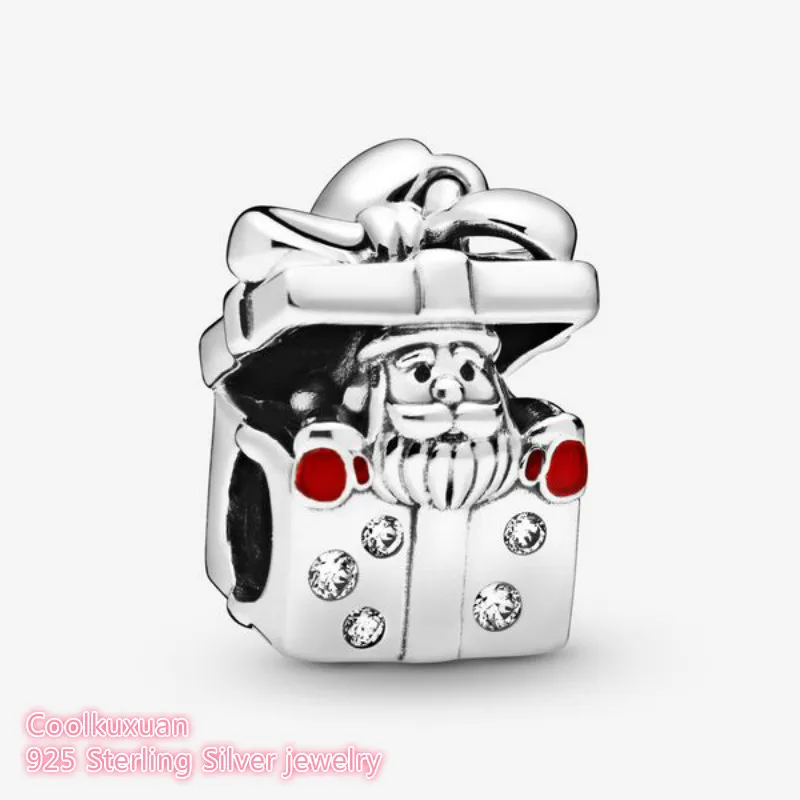Winter 100% Original 925 Sterling Silver Santa in a Giftbox Charm beads Fits Brand bracelets Jewelry Making
Winter 100% Original 925 Sterling Silver Santa in a Giftbox Charm beads Fits Brand bracelets Jewelry Making
