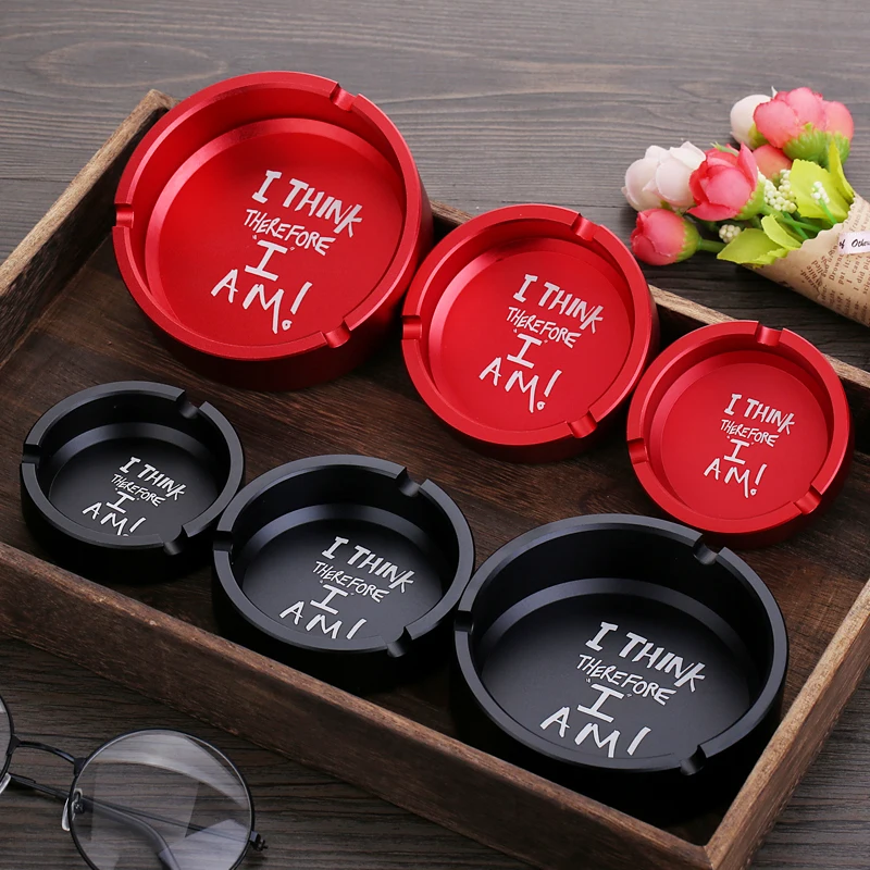 Metal Mini Ashtray Aluminum Ash Tray Holder Smoking Gift For Men Round Creative Fashion Bar Hotel Restaurant Home Decoration
Metal Mini Ashtray Aluminum Ash Tray Holder Smoking Gift For Men Round Creative Fashion Bar Hotel Restaurant Home Decoration