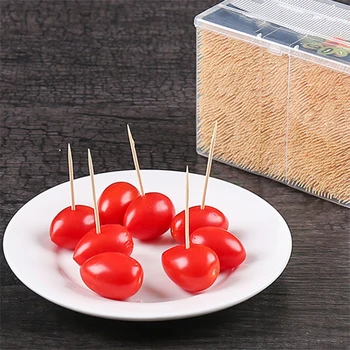 3500Pcs Bamboo Toothpick Disposable Natural Toothpicks Family Restaurant Accessories Fruit Single Sharp Tooth Sticks 
3500Pcs Bamboo Toothpick Disposable Natural Toothpicks Family Restaurant Accessories Fruit Single Sharp Tooth Sticks