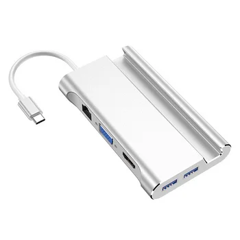 Multi in 1 Laptop Docking Station 5Gbps High Speed Type-C Concentrator Adapter Splitter Hub with 4K HDMI Port Phone Holder Stand
Multi in 1 Laptop Docking Station 5Gbps High Speed Type-C Concentrator Adapter Splitter Hub with 4K HDMI Port Phone Holder Stand