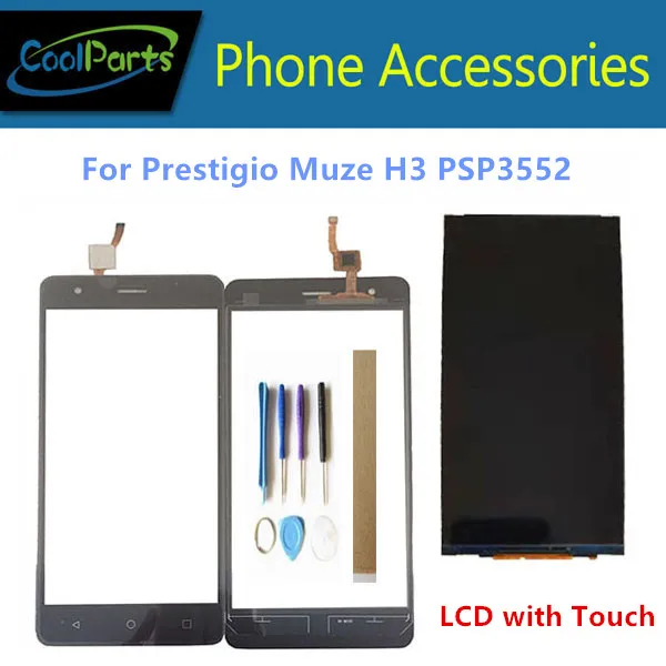 5.5 Inch For Prestigio Muze H3 PSP3552 PSP3552DUO PSP3552 DUO LCD Display+ Touch Screen Digitizer Glass Sensor With Tools Tape
5.5 Inch For Prestigio Muze H3 PSP3552 PSP3552DUO PSP3552 DUO LCD Display+ Touch Screen Digitizer Glass Sensor With Tools Tape