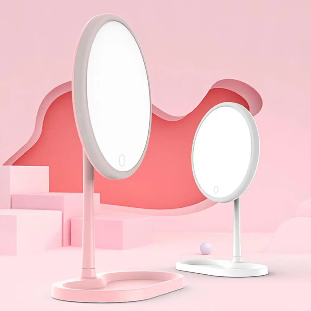7-Inch Led Makeup Mirror With Lamp Desktop Touch Dimming Battery Models With Light Mirror With Storage
7-Inch Led Makeup Mirror With Lamp Desktop Touch Dimming Battery Models With Light Mirror With Storage