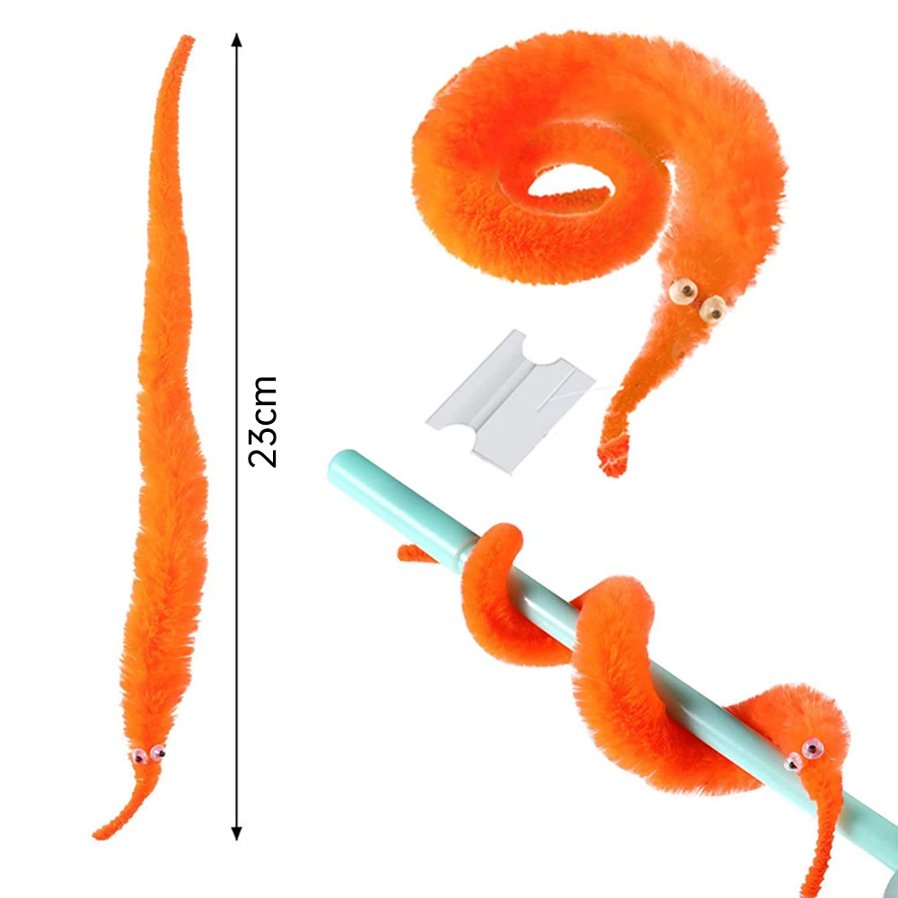 Colorful Cat Play Interactive Toys Pet Plush Replacement Kitten Toy Multicolor Pet Dog Teaser Funny Feather