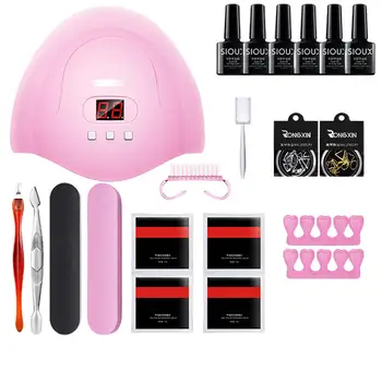 Manicure set with lamp Women Nail Art DIY Manicure Tool Kits Cuticle Nipper for Starters Beginners nail polish manicure machine
Manicure set with lamp Women Nail Art DIY Manicure Tool Kits Cuticle Nipper for Starters Beginners nail polish manicure machine