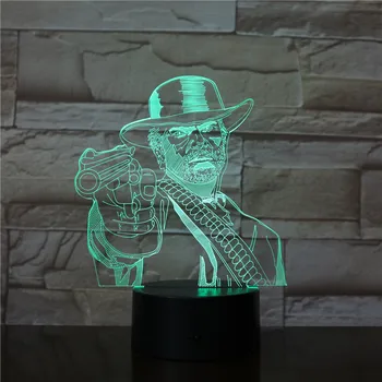 Red Dead Redemption 2 3D Table Lamp Kids Adult LED Colorful Touch Lamp Bedroom Remote Control Night Luminous Game Toys 3097 
Red Dead Redemption 2 3D Table Lamp Kids Adult LED Colorful Touch Lamp Bedroom Remote Control Night Luminous Game Toys 3097