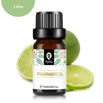 

Pyrrla 10ml Lime Fragrance Oil For Aromatherapy Diffuser Air Fresh Rosemary Sea Breeze Honeysuckle Flant Fruit Essential Oil