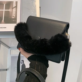 NEW Niche Design Autumn/Winter Dual-use Handbag 2020 New Korean All-match Cross-body Small Bag Fashion Plush Handbag Width: 20cm
NEW Niche Design Autumn/Winter Dual-use Handbag 2020 New Korean All-match Cross-body Small Bag Fashion Plush Handbag Width: 20cm