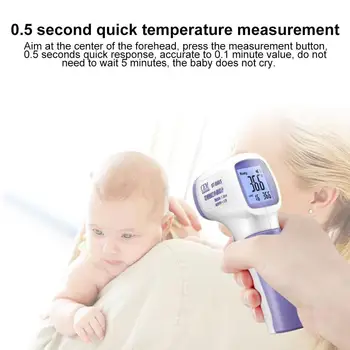 Non-Contact Forehead Infrared Digital LCD Thermometer Temperature Measure Tool Thermometer Temperature Measure Tool Thermometer
Non-Contact Forehead Infrared Digital LCD Thermometer Temperature Measure Tool Thermometer Temperature Measure Tool Thermometer