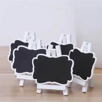 10 Pcs Mini Chalkboards Rectangle Blackboard DIY Home Decoration Small Bracket Message Board Signs Message Board (Black + White)
10 Pcs Mini Chalkboards Rectangle Blackboard DIY Home Decoration Small Bracket Message Board Signs Message Board (Black + White)