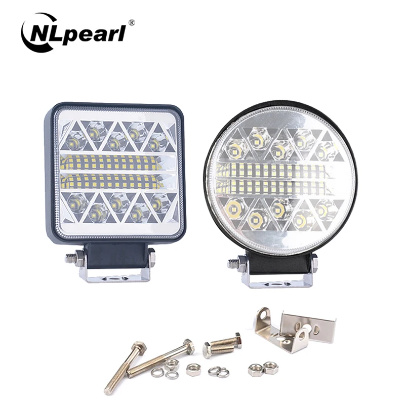 NLpearl Light Bar/Work Light 4.3 Inch 102W 32LED Work Light Round Square Spotlight Bar For Car SUV Off-Road Driving Lamp White
NLpearl Light Bar/Work Light 4.3 Inch 102W 32LED Work Light Round Square Spotlight Bar For Car SUV Off-Road Driving Lamp White