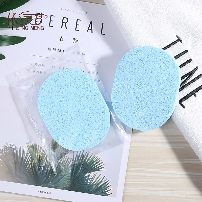 Single Pack Refreshing Skin Facial Cleaning Puff PVA Cleaning Sponge