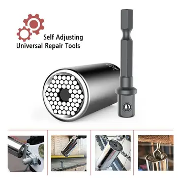 2pcs 7-19mm Universal Adjustable Torque Ratchet Socket Wrench Set Spanner Multi-Function Hand Tool Set
2pcs 7-19mm Universal Adjustable Torque Ratchet Socket Wrench Set Spanner Multi-Function Hand Tool Set