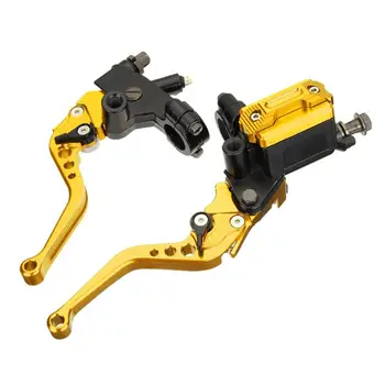 Clutch Handle Brake Levers Universal Brake Clutch Fluid Reservoir Master Cylinder 1 Pair 7/8'' 22mm Replaceable for Motorcycles
Clutch Handle Brake Levers Universal Brake Clutch Fluid Reservoir Master Cylinder 1 Pair 7/8'' 22mm Replaceable for Motorcycles