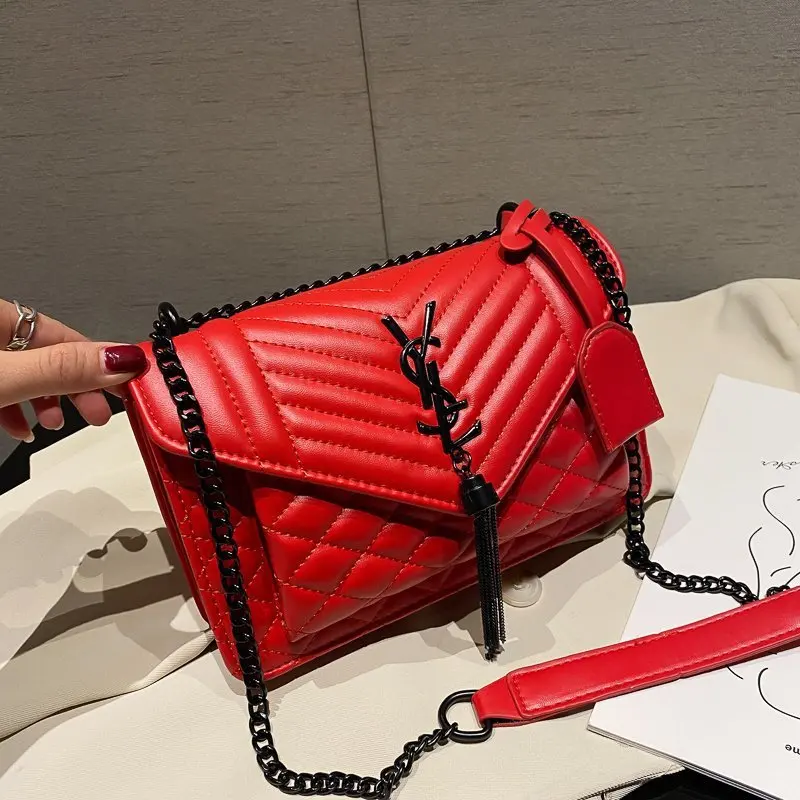 2020 Korean version of the new Yang Shulin chain bag net red fashion texture shoulder messenger bag
2020 Korean version of the new Yang Shulin chain bag net red fashion texture shoulder messenger bag