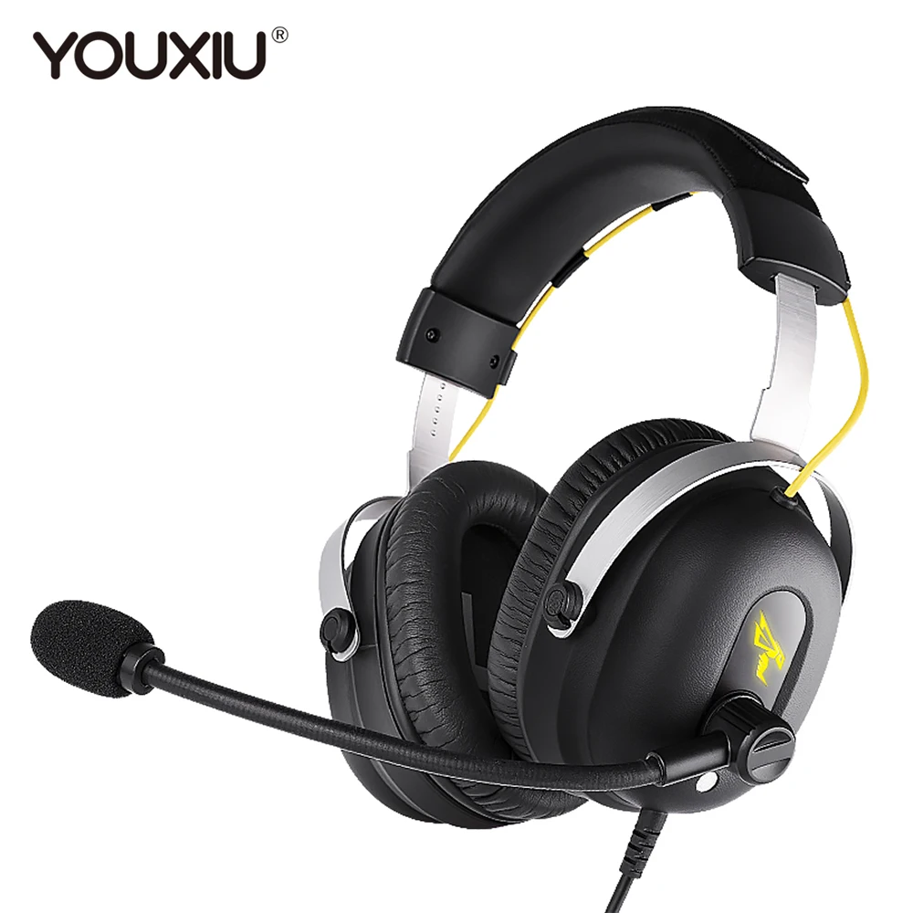 YOUXIU 2020 New Arrivl Gaming Headset 7.1 Multi- channel Surround Sound ENC Dual Microphone Noise Cancellation Gamer Headphones
YOUXIU 2020 New Arrivl Gaming Headset 7.1 Multi- channel Surround Sound ENC Dual Microphone Noise Cancellation Gamer Headphones