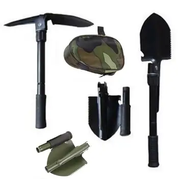 Manufacturer direct selling outdoor tools portable camouflage stainless steel four-in-one multi-functional folding shovel
Manufacturer direct selling outdoor tools portable camouflage stainless steel four-in-one multi-functional folding shovel