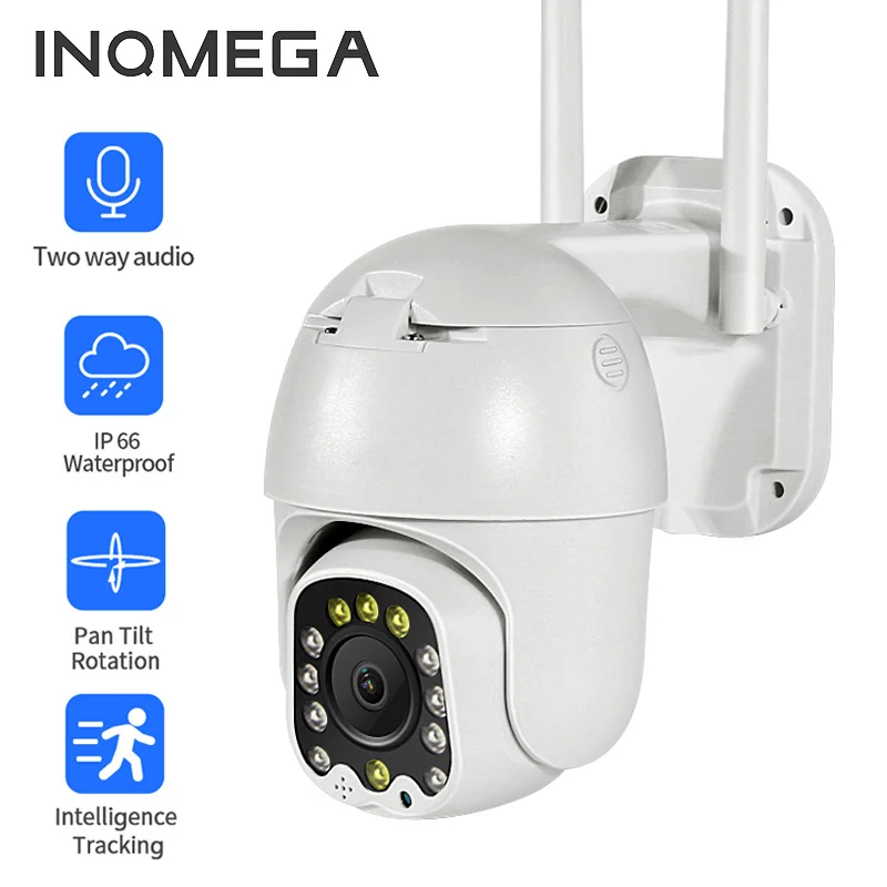 INQMEGA PTZ Dome Outdoor IP Camera Wifi 1080P 4X Zoom AI Detect Home Smart Cam Wireless Video Surveillance Security CCTV Camera
INQMEGA PTZ Dome Outdoor IP Camera Wifi 1080P 4X Zoom AI Detect Home Smart Cam Wireless Video Surveillance Security CCTV Camera