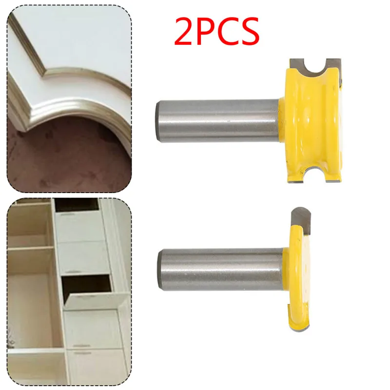 2Pcs Yellow Alloy 1/2 1/4 Inch Shank Router Bit Flute and Bead Router Bit Set for Woodworking Milling Cutter Woodworking Tools
2Pcs Yellow Alloy 1/2 1/4 Inch Shank Router Bit Flute and Bead Router Bit Set for Woodworking Milling Cutter Woodworking Tools