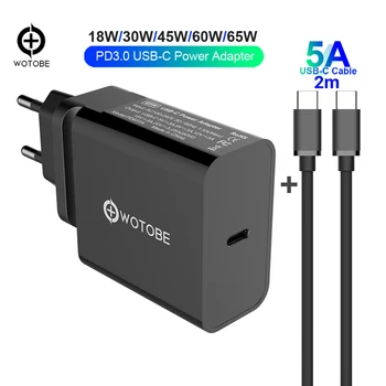 USB C Power Adapter PD/QC3.0 65W/60W/45W/30W TYPE-C Wall Charger,For USB-C Laptops/MacBook/iPad/xiaomi/Samsung (USB-C cable)
USB C Power Adapter PD/QC3.0 65W/60W/45W/30W TYPE-C Wall Charger,For USB-C Laptops/MacBook/iPad/xiaomi/Samsung (USB-C cable)
