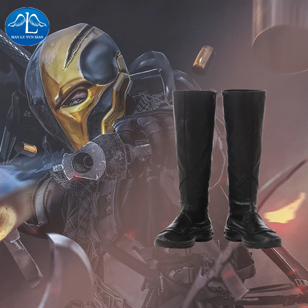 Manluyunxiao Deathstroke Cosplay Male High Boots Slade Joseph Wilson Terminator Halloween Costumes For Men DC Super Villain
Manluyunxiao Deathstroke Cosplay Male High Boots Slade Joseph Wilson Terminator Halloween Costumes For Men DC Super Villain
